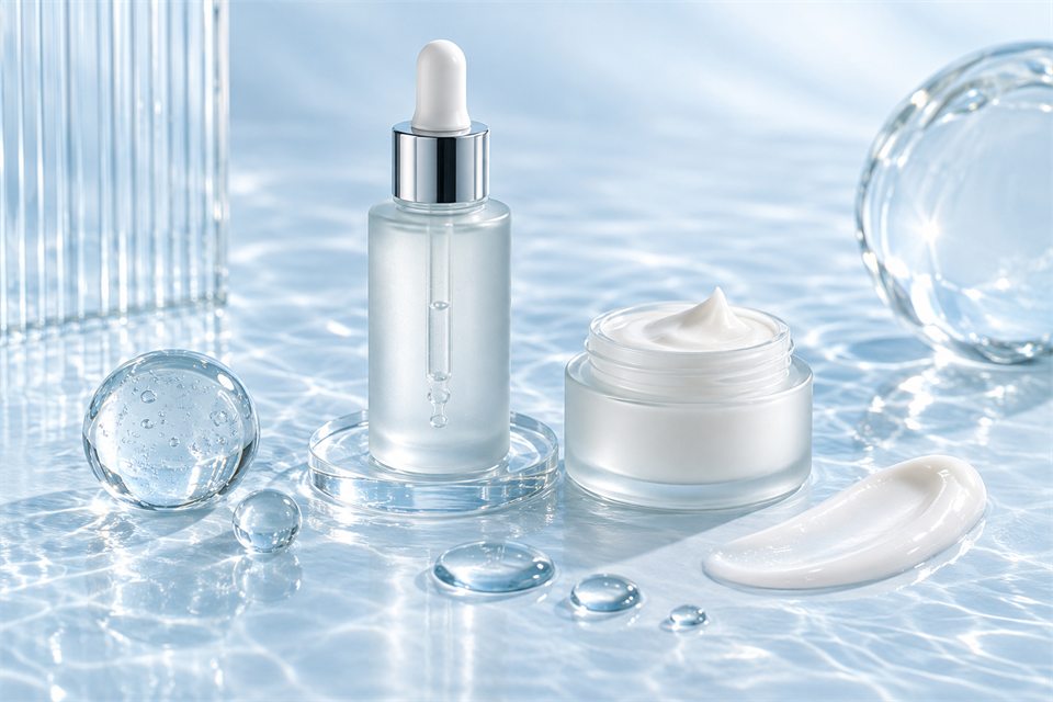 Hydrating moisturizers and face serums